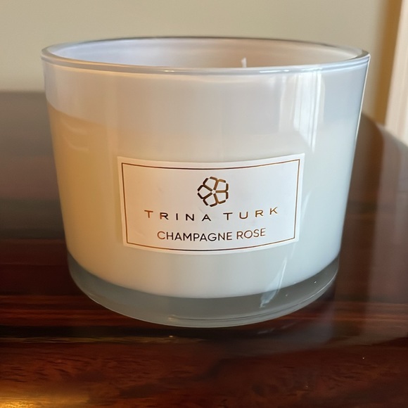 Trina Turk 3 Wick Candle, Champagne Rose - Picture 2 of 7
